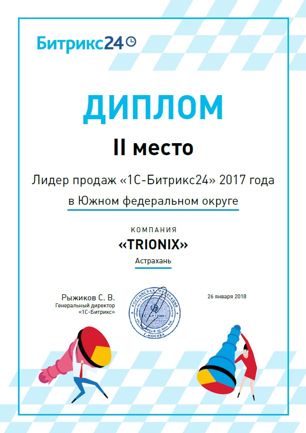 II место в ЮФО 2017